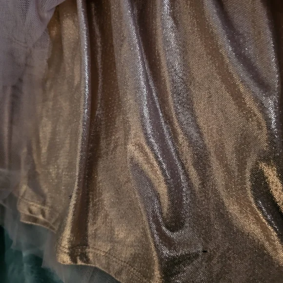 Nannette Pink and Gold Formal Kids Dress - Picture 8 of 10